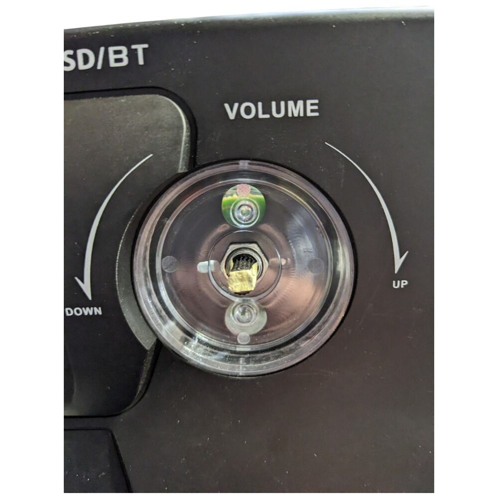 Pyle PT272AUBT Volume Dial Knob Replacement Part Black